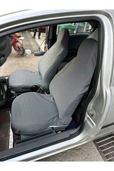 Pro Boss Car ÜNİVERSAL HER ARACA UYUMLU SİYAH PETEK DESEN SERVİS KILIFI ÖN AR...