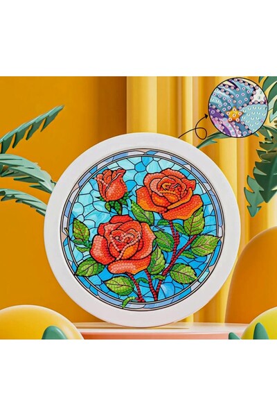 MENTAŞ Boncuklu Kristal Taşlı Mozaik Elmas Boyama Goblen Pano Tablo Resim 20x...