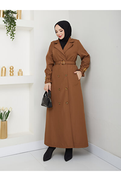 RACE FASHİON Καμπαρντίνα με διπλό γιακά με αδιάβροχη ζώνη σε όλο το μήκος RC1403013