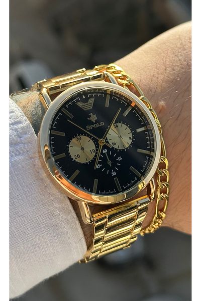 SPOLO Steel Men's Wristwatch