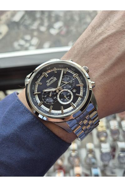 Slazenger Men's Wristwatch - Sl.09.2204.2.08, Active Functions & 2 Years Warranty, Stylish Quality