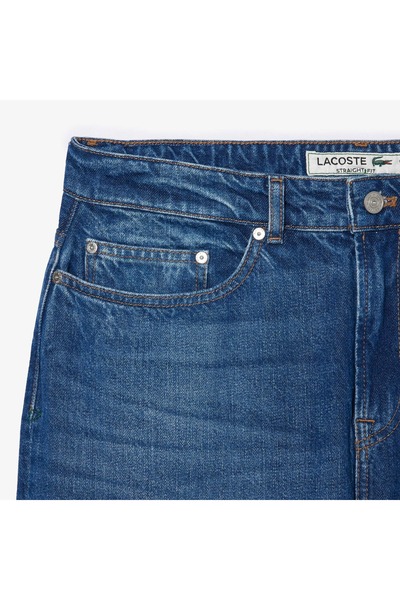 Lacoste 5 Pocket Straight Cut Indigo Jeans
