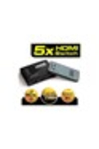 Dark DK-HD-SW4X1 Full HD 5 /1 Kumanda HDMI Switc