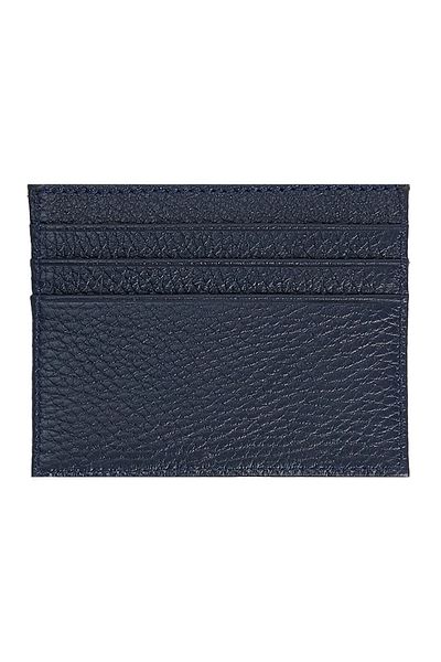 Tudors Genuine Leather Men's Navy Blue Wallet