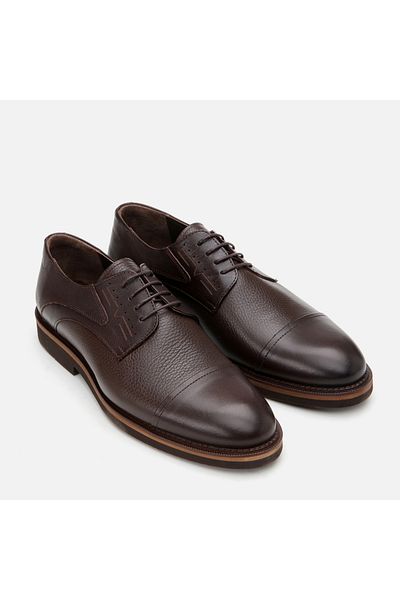 Hotiç Genuine Leather Brown Men's Casual Shoes