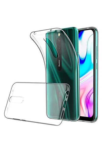 BCASE Redmi 8 Şeffaf Kılıf Lüx Şeffaf Silikon