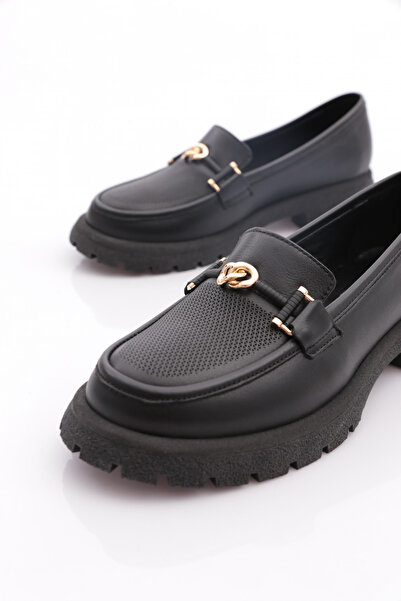 DGN 4269 Kadin Aksesuarli Loafer Ayakkabı