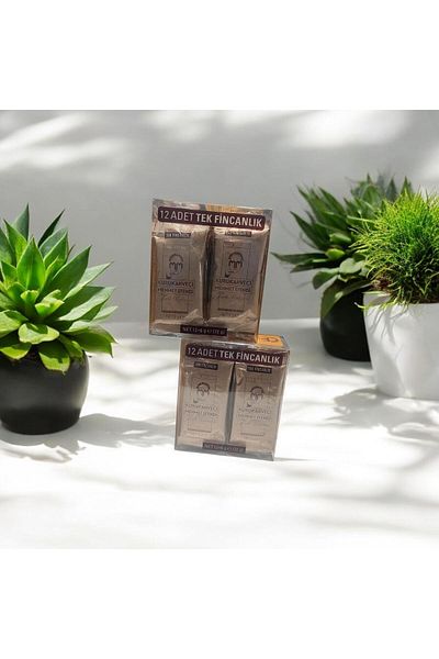 Revello Turkish Coffee - Disposable, 12X6 Gr, Kina Wedding Dowry Invitation, 2 Boxes - Saatdukkanduvar Store