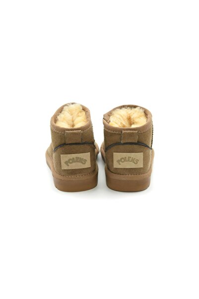 POLENS Çocuk Vizon Ultra Mini İçi Kürklü Yünlü Bot ( En Az 1 Numara Büyük Sipariş Ediniz ) ?