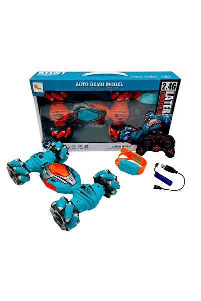 dekantoys Şarjlı El Sensörlü Akrobat Araba, Bilekten Kontrollü Uzaktan Kumandalı Araba Elle Kumandalı Araba