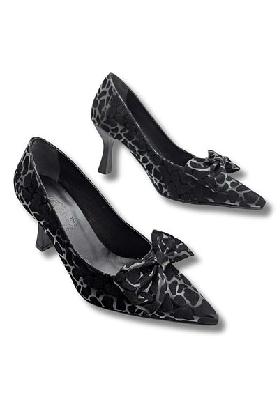 ÇİĞDEM KUNDURA Mancharela Women's Leopard Patterned Stiletto Shoes