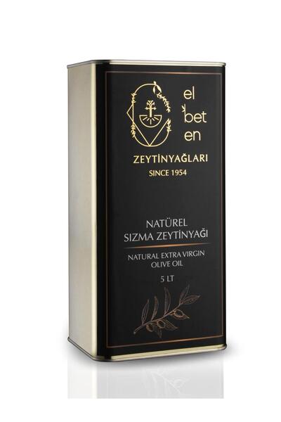ELBETEN ZEYTİNYAĞLARI 2024-2025 Organik Natürel Sızma Zeytinyağ 5 Litre