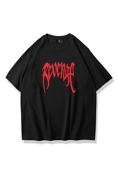 Trendiz Μαύρο μπλουζάκι Unisex Revenge