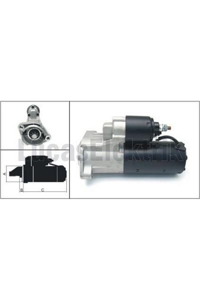 LUCAS Mars Motor 12V / 1.8Kw / 9Dis Audi A4 1.9Tdi Vw Passat