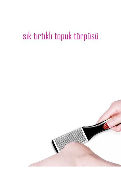 CNGZSHOP Profesyonel Manikür Pedikür Seti Tırnak Eti Itici Tırnak Törpüsü Topuk Törpüsü Set 7 in 1
