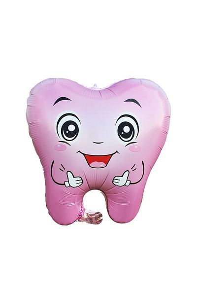 DÜVENCİ TİCARET Smile Tooth Foil Balloon