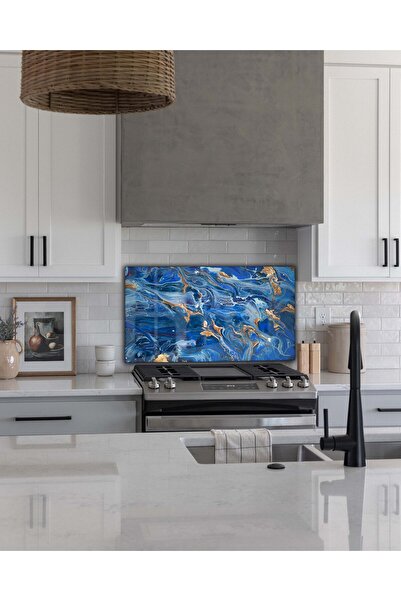 Hagen Masa din sticlă din spate a aragazului Masa din sticlă de protecție înc...