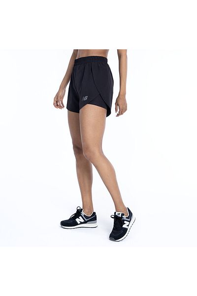 New Balance Pantaloni scurți pentru femei Lifestyle Wns1320-bk Negru