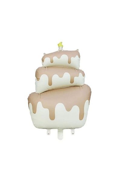DÜVENCİ TİCARET Retro Color 3 Layer Age Cake Foil Balloon