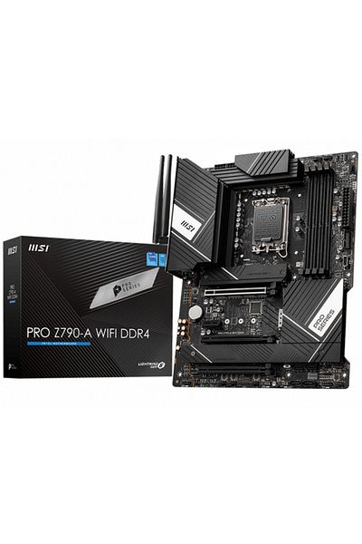 MSI Pro Z790-a WiFi Ddr4 Intel Z790 Socket 1700 Ddr4 5333(OC)mhz Atx Gaming (GAMER) Motherboard