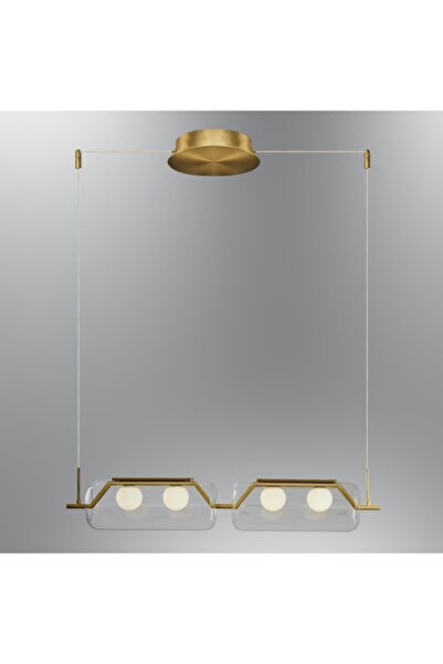 Özcan Aydınlatma Özcan Aydınlatma 3436-2As-03 Ponni 2'Li Sıralı Sarkıt Sarı