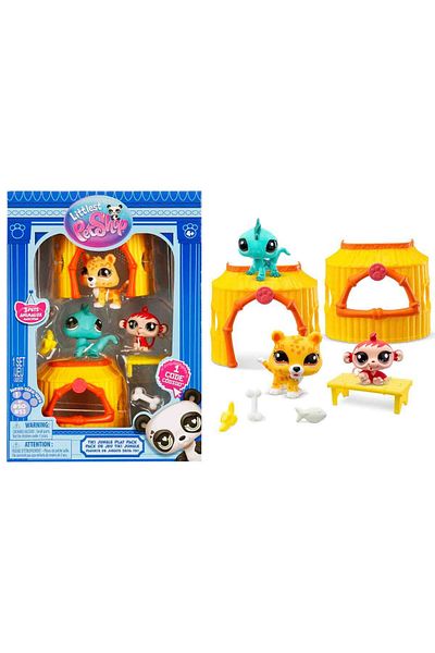 Littlest Pet Shop ELZ Pet Shop Miniatures مجموعة لعب الغابة S1 FRNTR 1127478