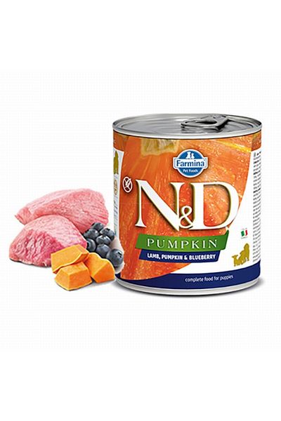 N&D Pumpkin Pumpkin Lamb Blueberry Grain Free Puppy Canned Food 285 Gr