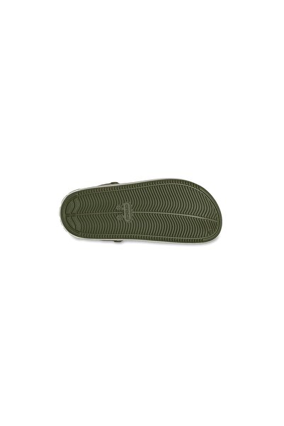 Crocs Unisex Green Off Court Logo Clog Slippers -209651-309