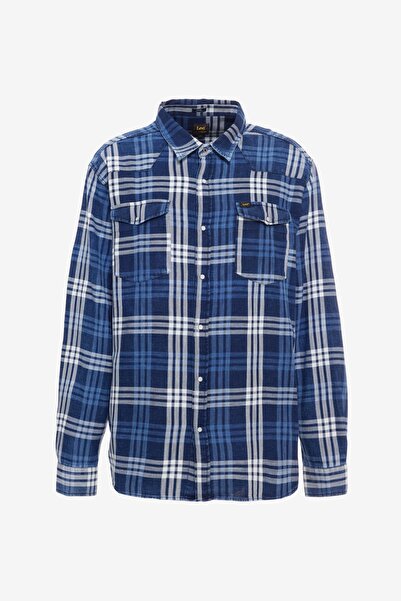 Lee Uzun Kollu Gömlek Indigo