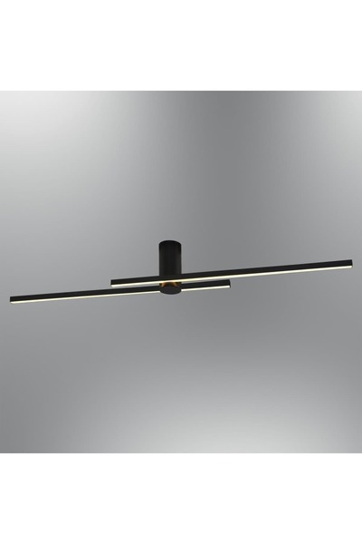Özcan Aydınlatma Özcan Aydınlatma 3149-1-19 Merit 2 Çubuklu Armatür Siyah