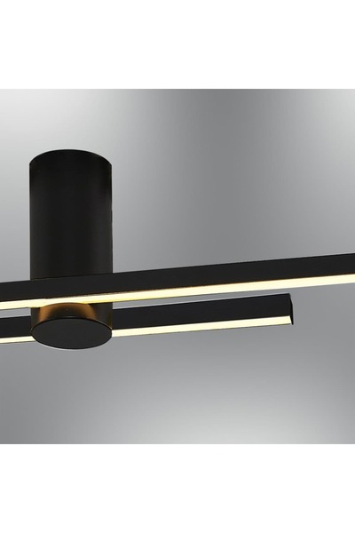 Özcan Aydınlatma Özcan Aydınlatma 3149-1-19 Merit 2 Çubuklu Armatür Siyah