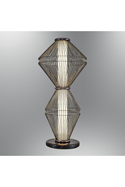 Özcan Aydınlatma Özcan Aydınlatma 3224-L1-24 Trian Lambader Platin