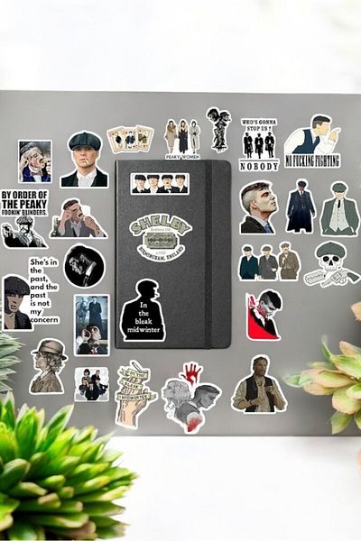 Major Selection Thomas Shelby Sticker Pack /bullet Journal Notebook Αυτοκόλλητο Ατζέντα Αυτοκόλλητο Laptop
