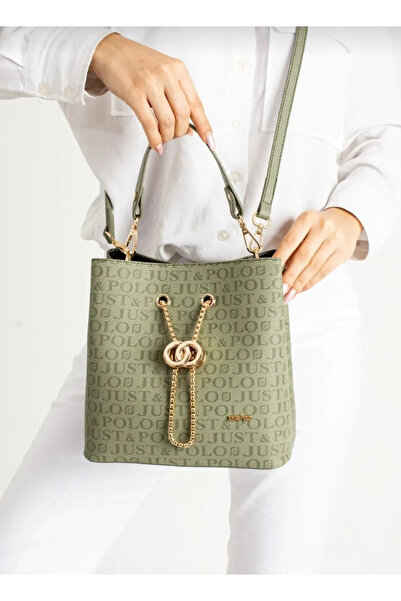 Just Polo Women's Medium Size Adjustable Strap Hand and Shoulder Bag Size: 22 X 23 cm Shopper