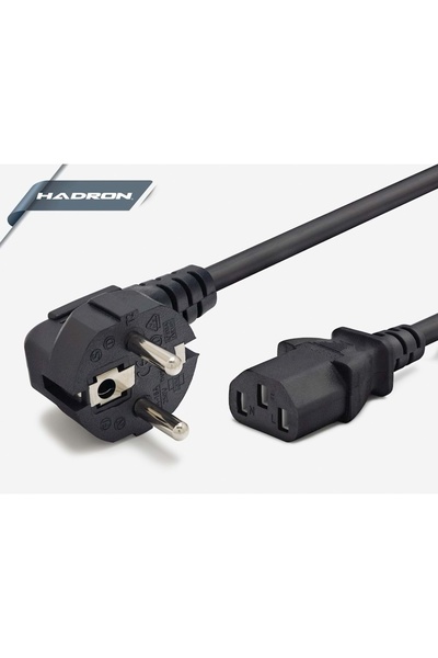 HADRON Hd4427p 3 Metre Power Supply 500w Bilgisayar Güç Kablosu