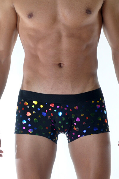 Don Moris Erkek Kalp Desenli Boxer 111803 İç Giyim