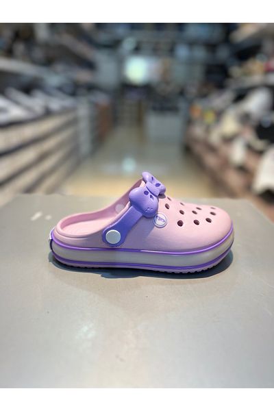 Akınal Bella 31-35 Children's Lighted Slippers with Bow