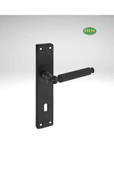 OPENDOOR Hanedan Model Siyah Oda Kapı Kolu (1 TAKIM ÖN-ARKA)