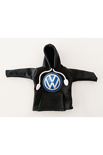 Siyah Vites Hoodie - Araç Vites Kıyafeti - Vites Poları -Volkswagen Logolu Vites Hoodie