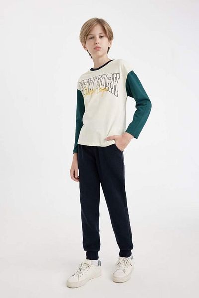 DeFacto Boys Black Jogger Sweatpants - Ελαστικό πόδι μέσης και τσέπες R5970a624au