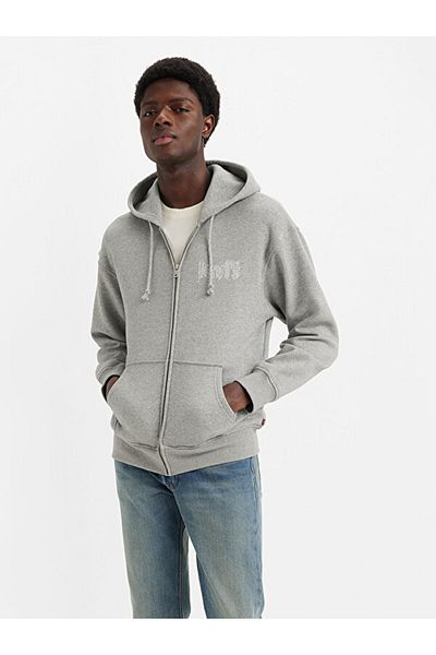 Levi's Pánská mikina s kapucí na zip s grafickým vzorem