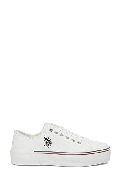 U.S. Polo Assn. PENELOPE P WT 4PR Pantofort alb pentru femei