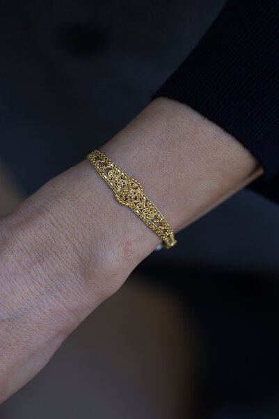 Yenigün Kuyumculuk 14 Ayar Altın Hint İşi Model Bileklik