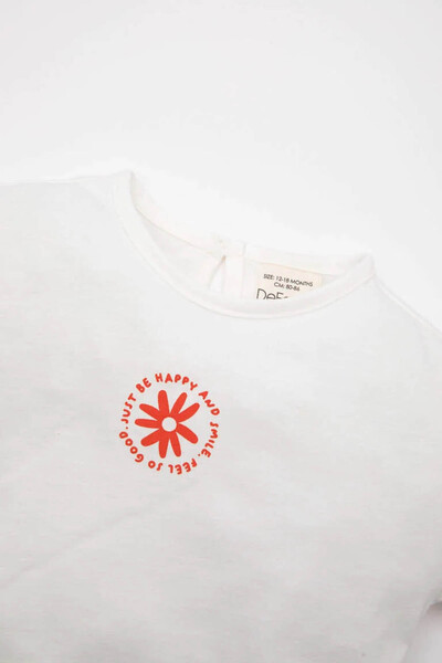 DeFacto Orange Baby Girl Set - Bottom & Top Z9307A2/Og566