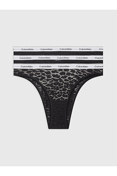 Calvin Klein Kadın 3'Lü Brazilian Külot