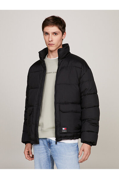 Tommy Hilfiger Tommy Jeans Erkek Arkada Logolu Şişme Mont