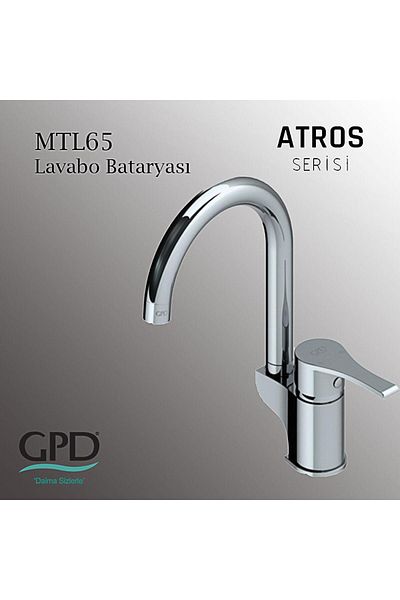 GPD Atros Single Body Sink Faucet Mtl65