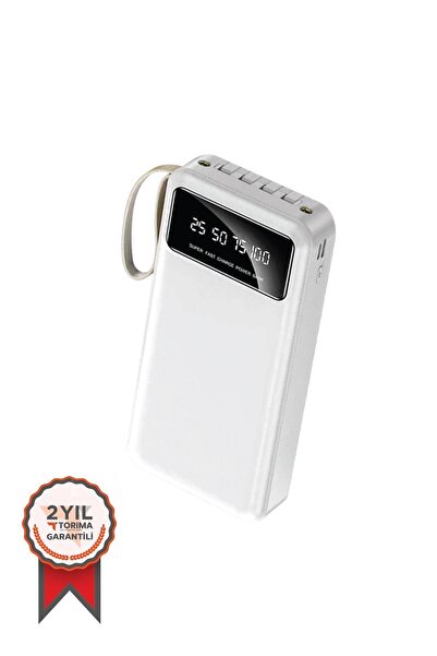 Angelphoto Trm-1021 باور بانك 4 مخارج 20.000 مللي أمبير أبيض 4-5 ساعات