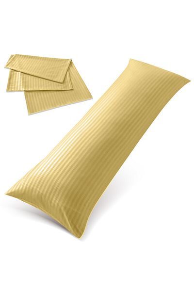 Hotel Linen Klub Ultra Soft Body Pillow with  Pillowcase- Long Side Sleeper Pillow For Use During Pregnancy