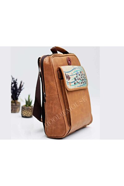 HOODİEMOUSE Karabalık Figürlü Unisex Canta Hem Sırt Hem Capraz Hem Elde Etnik...